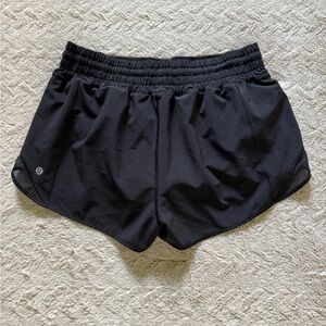 lululemon athletica Black Athletic Shorts Lightweight Design